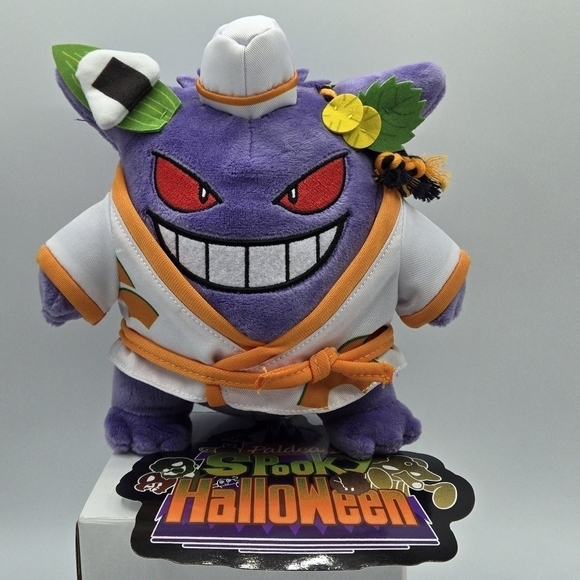 Pokemon Gengar Wearing Chef Costume Plush Tricks & Treats 2023 - Picture 2 of 9